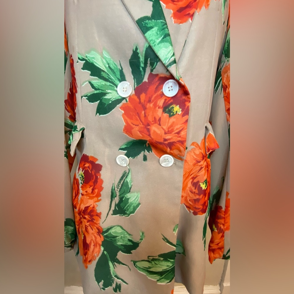 SALE!!! Vintage floral blazer, beautiful blazer, floral blazer, Vintage Blazer - Picture 3 of 4